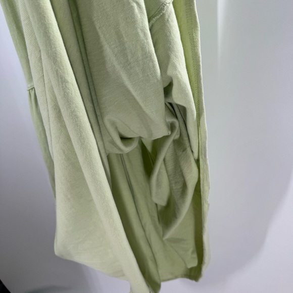 Free People Beach Island Retreat Maxi Tank Dress Sleeveless Lime Green Medium - Picture 4 of 9